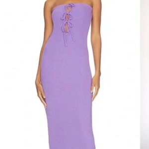 BY.DYLN Vienna Maxi Dress in Purple